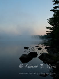 Long Lake Foggy Morning